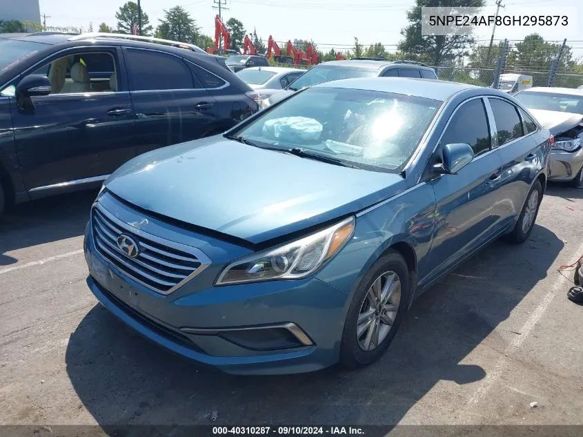 2016 Hyundai Sonata Se VIN: 5NPE24AF8GH295873 Lot: 40310287