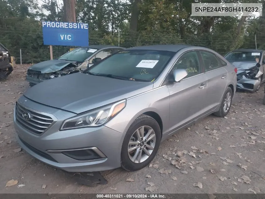 5NPE24AF8GH414232 2016 Hyundai Sonata Se