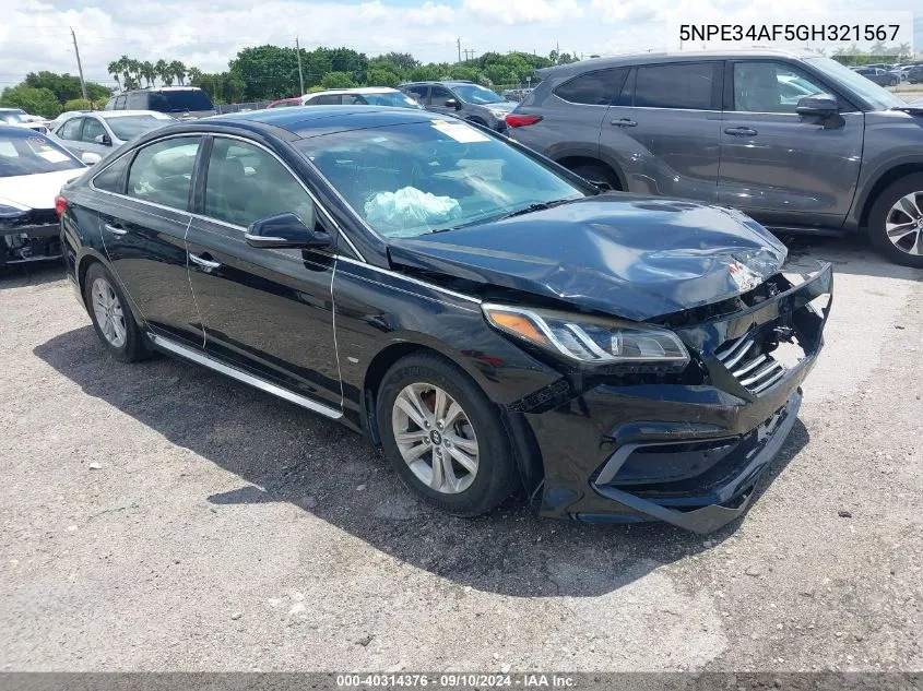 2016 Hyundai Sonata Sport/Limited VIN: 5NPE34AF5GH321567 Lot: 40314376