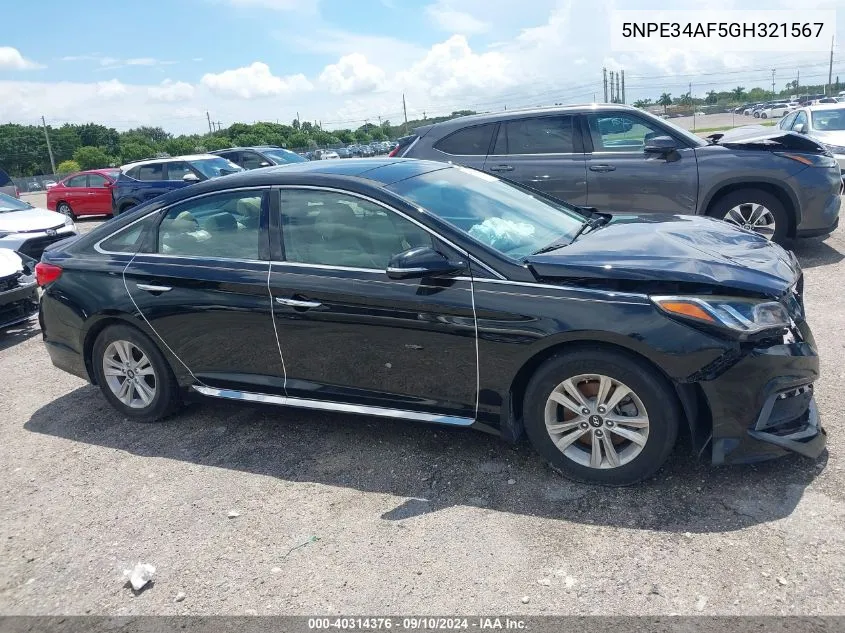 5NPE34AF5GH321567 2016 Hyundai Sonata Sport/Limited