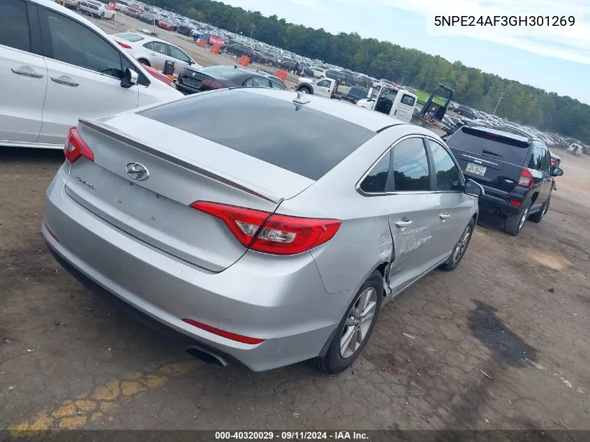 2016 Hyundai Sonata Se VIN: 5NPE24AF3GH301269 Lot: 40320029