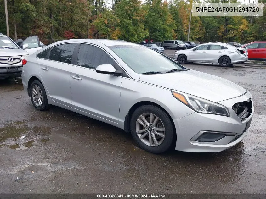 2016 Hyundai Sonata Se VIN: 5NPE24AF0GH294720 Lot: 40328341