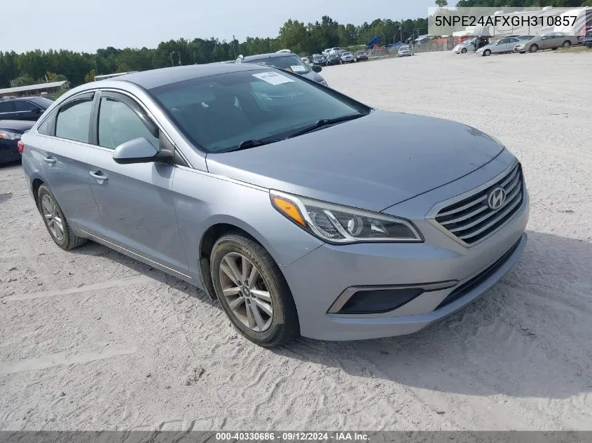 2016 Hyundai Sonata Se VIN: 5NPE24AFXGH310857 Lot: 40330686