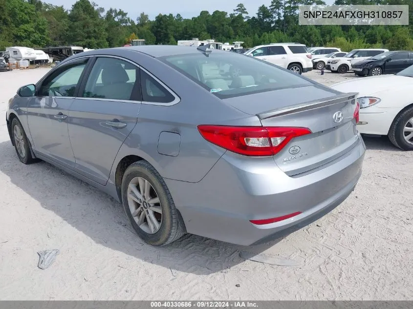 5NPE24AFXGH310857 2016 Hyundai Sonata Se