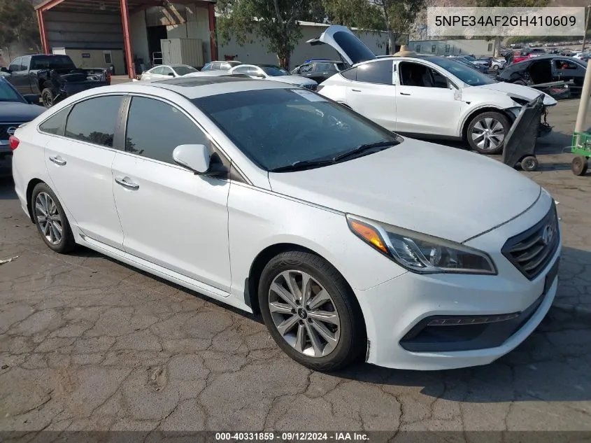 5NPE34AF2GH410609 2016 Hyundai Sonata Limited