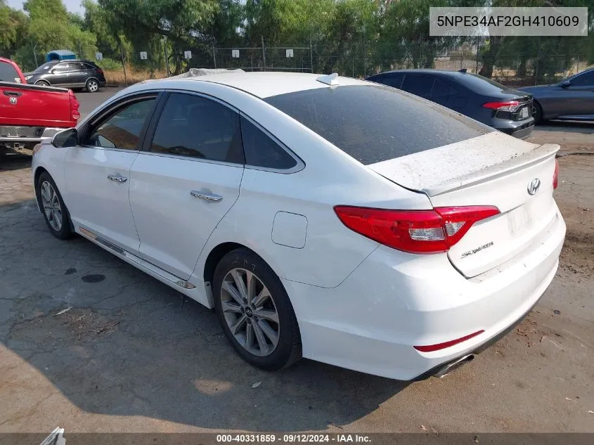 5NPE34AF2GH410609 2016 Hyundai Sonata Limited