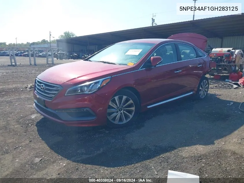 5NPE34AF1GH283125 2016 Hyundai Sonata Sport