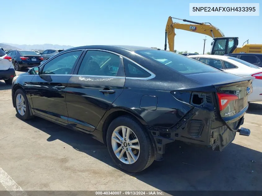 5NPE24AFXGH433395 2016 Hyundai Sonata Se