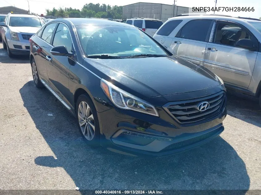 2016 Hyundai Sonata Sport VIN: 5NPE34AF7GH284666 Lot: 40340616