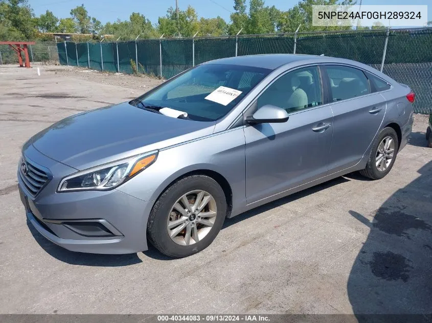 2016 Hyundai Sonata Se VIN: 5NPE24AF0GH289324 Lot: 40344083