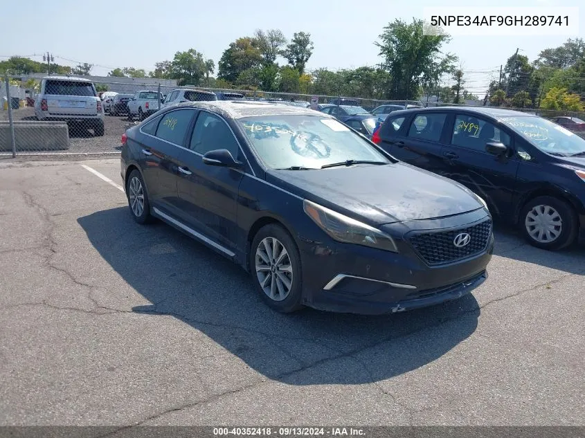 5NPE34AF9GH289741 2016 Hyundai Sonata Limited