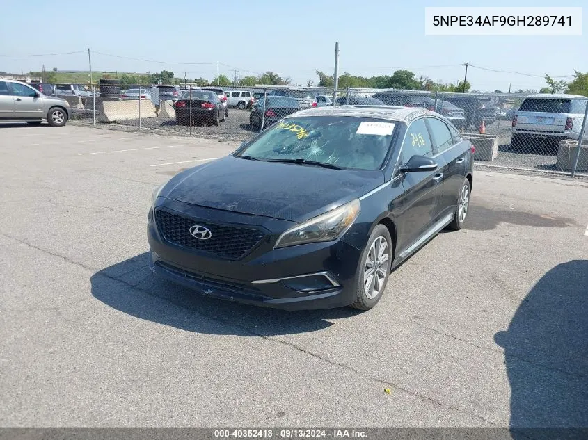 2016 Hyundai Sonata Limited VIN: 5NPE34AF9GH289741 Lot: 40352418