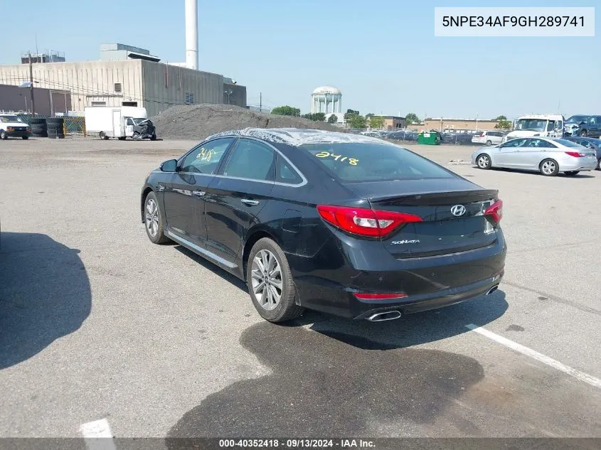 5NPE34AF9GH289741 2016 Hyundai Sonata Limited