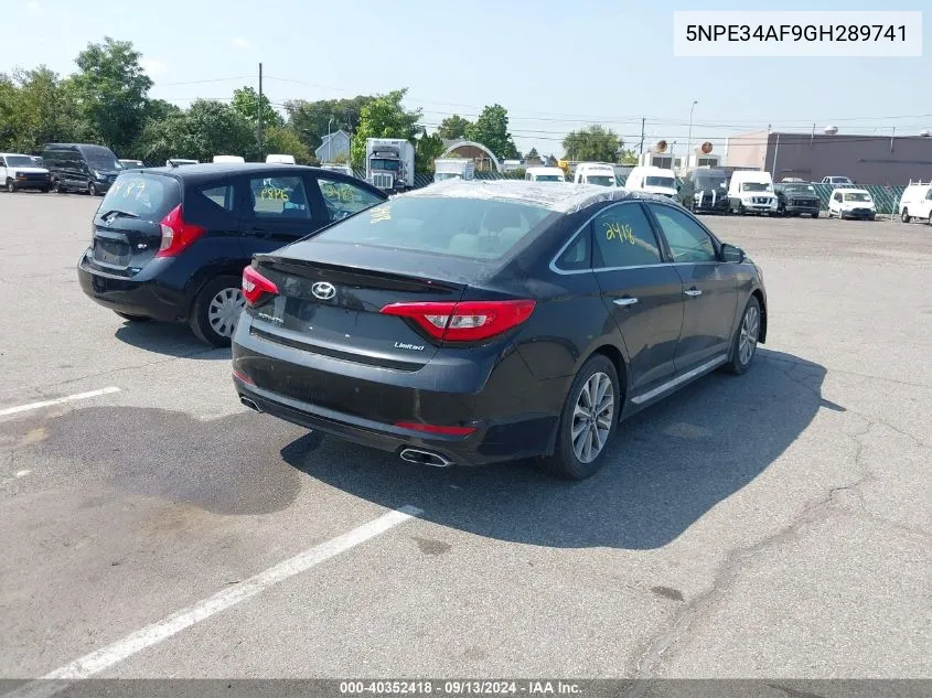 5NPE34AF9GH289741 2016 Hyundai Sonata Limited