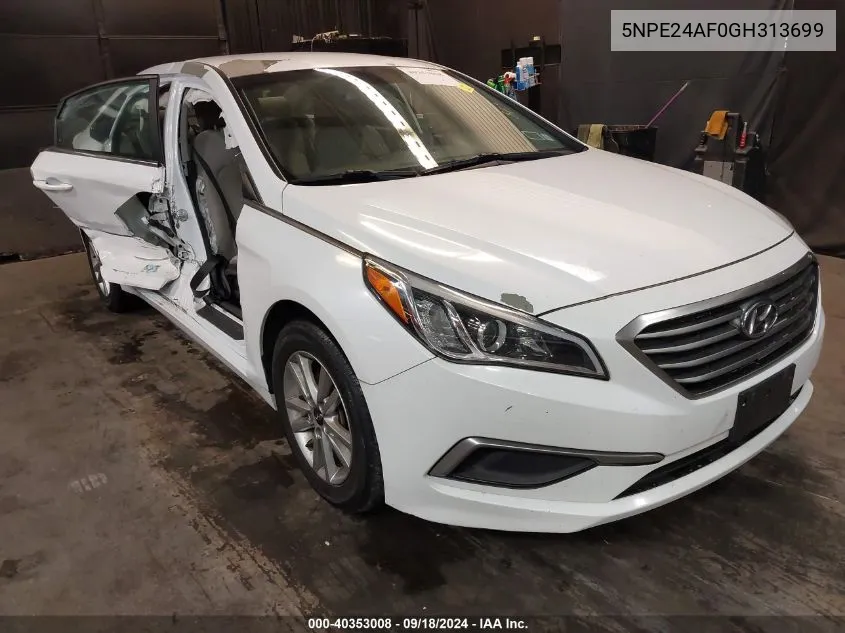 5NPE24AF0GH313699 2016 Hyundai Sonata Se