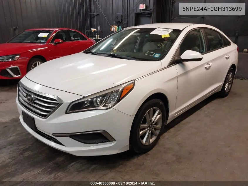 5NPE24AF0GH313699 2016 Hyundai Sonata Se