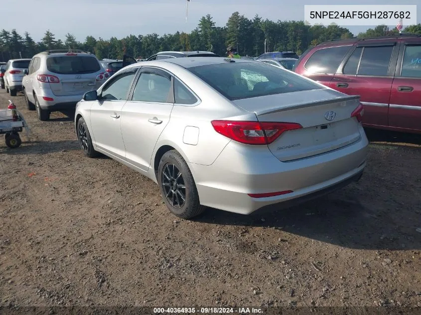 5NPE24AF5GH287682 2016 Hyundai Sonata Se