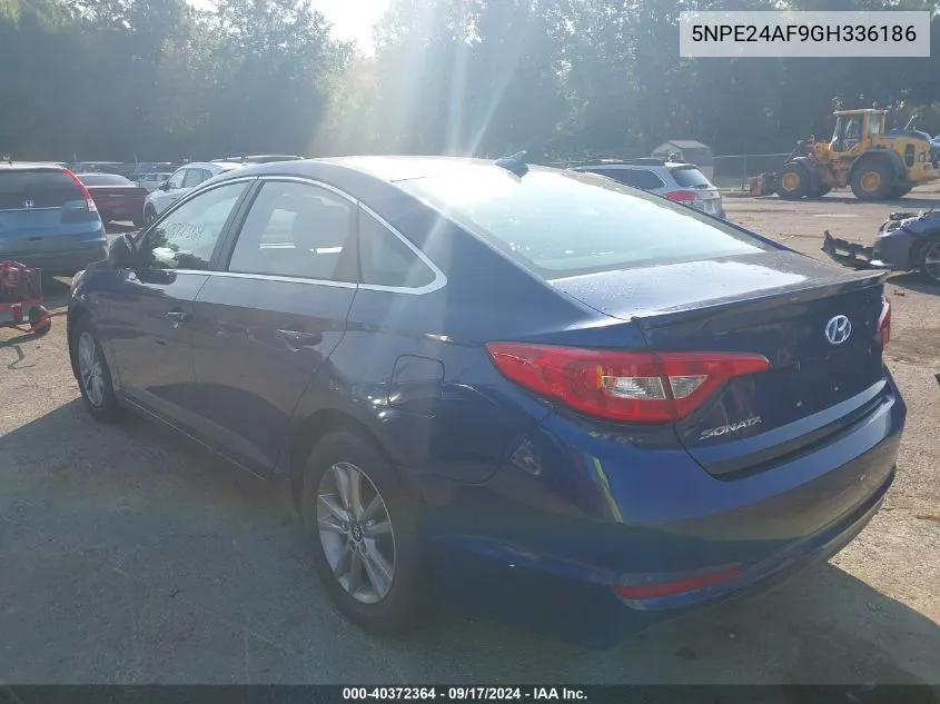 5NPE24AF9GH336186 2016 Hyundai Sonata Se