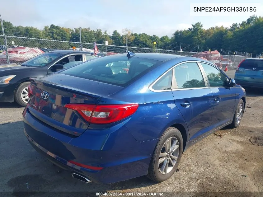 5NPE24AF9GH336186 2016 Hyundai Sonata Se