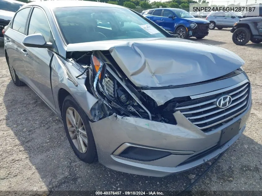 5NPE24AF6GH287187 2016 Hyundai Sonata Se