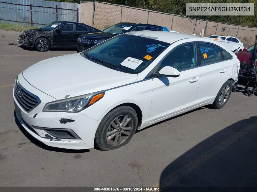 5NPE24AF6GH393834 2016 Hyundai Sonata Se