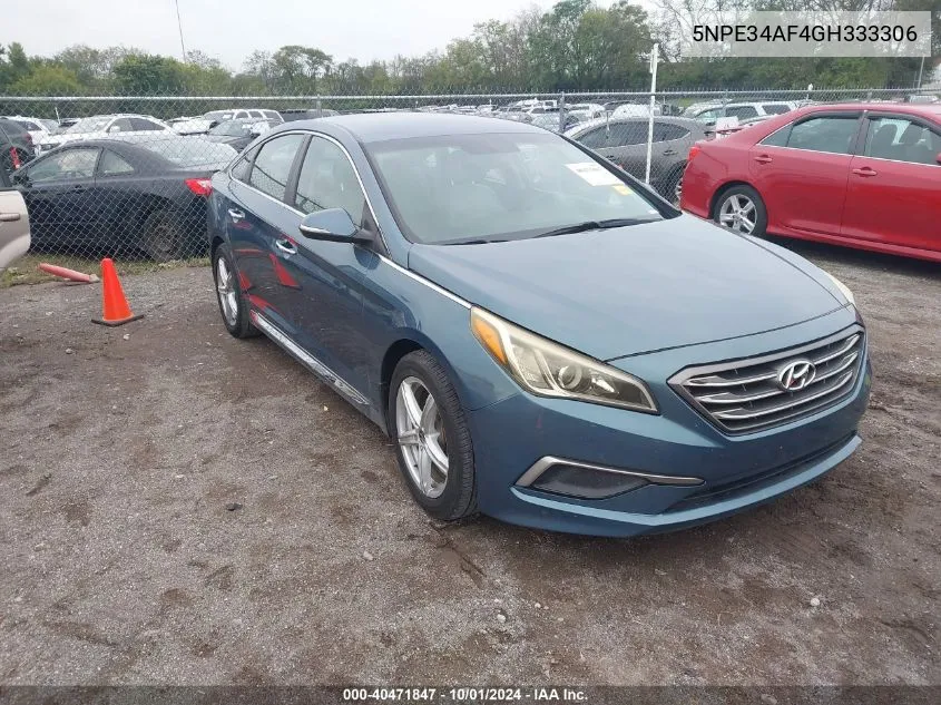 2016 Hyundai Sonata Sport VIN: 5NPE34AF4GH333306 Lot: 40471847