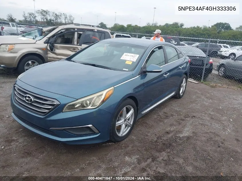 2016 Hyundai Sonata Sport VIN: 5NPE34AF4GH333306 Lot: 40471847