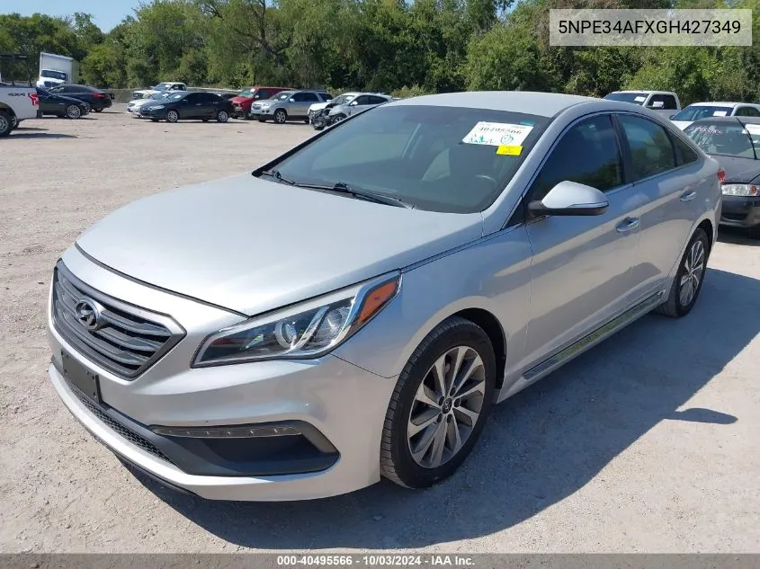 2016 Hyundai Sonata Sport VIN: 5NPE34AFXGH427349 Lot: 40495566