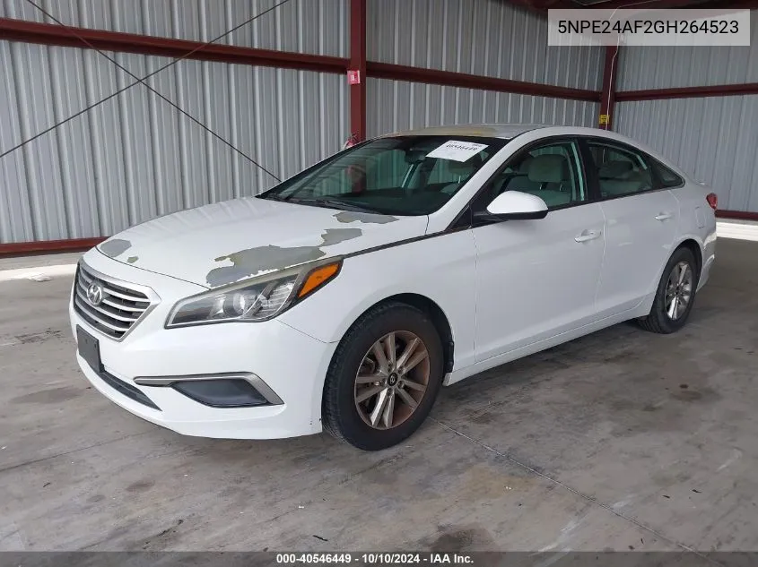 5NPE24AF2GH264523 2016 Hyundai Sonata Se