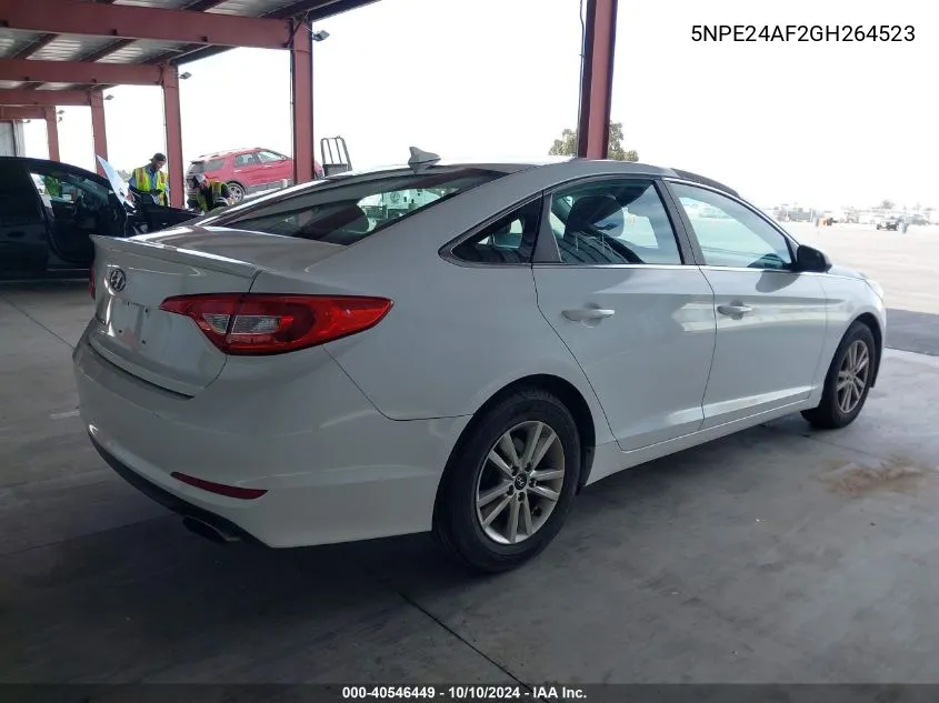 5NPE24AF2GH264523 2016 Hyundai Sonata Se