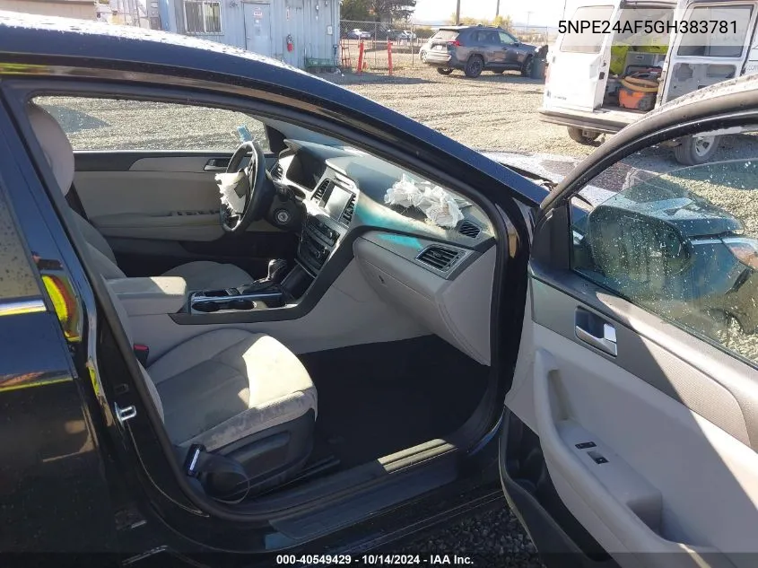 5NPE24AF5GH383781 2016 Hyundai Sonata Se