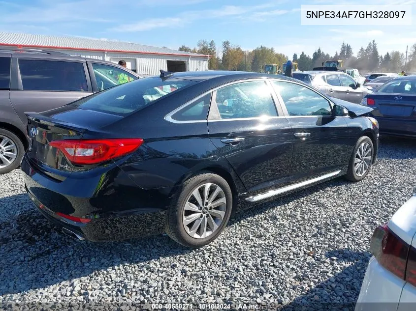 2016 Hyundai Sonata Sport VIN: 5NPE34AF7GH328097 Lot: 40550271