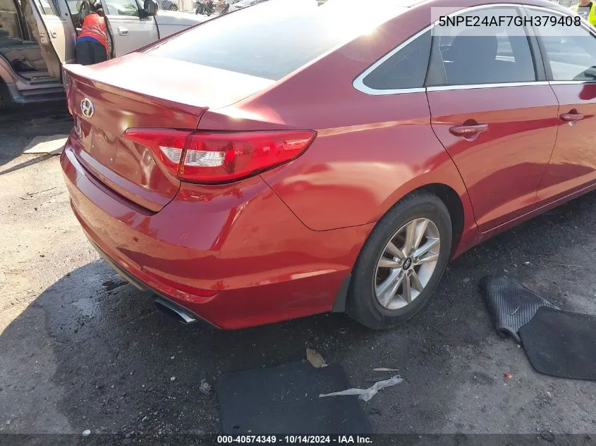 5NPE24AF7GH379408 2016 Hyundai Sonata Se