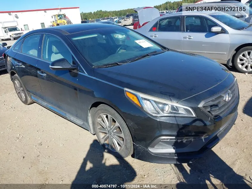 2016 Hyundai Sonata Sport/Limited VIN: 5NPE34AF9GH292185 Lot: 40574797