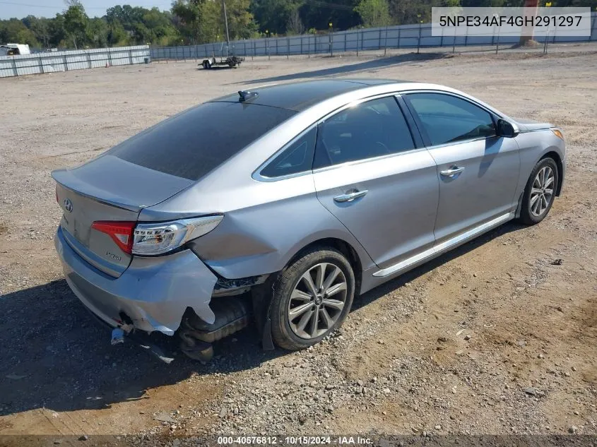 2016 Hyundai Sonata Limited VIN: 5NPE34AF4GH291297 Lot: 40576812