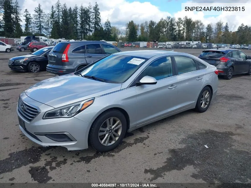 5NPE24AF4GH323815 2016 Hyundai Sonata Se