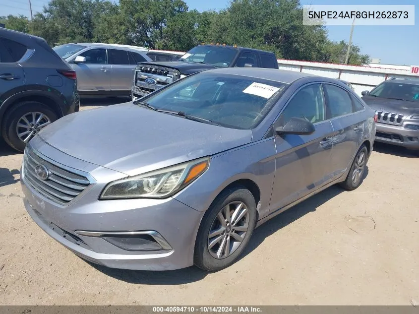 2016 Hyundai Sonata Se VIN: 5NPE24AF8GH262873 Lot: 40594710