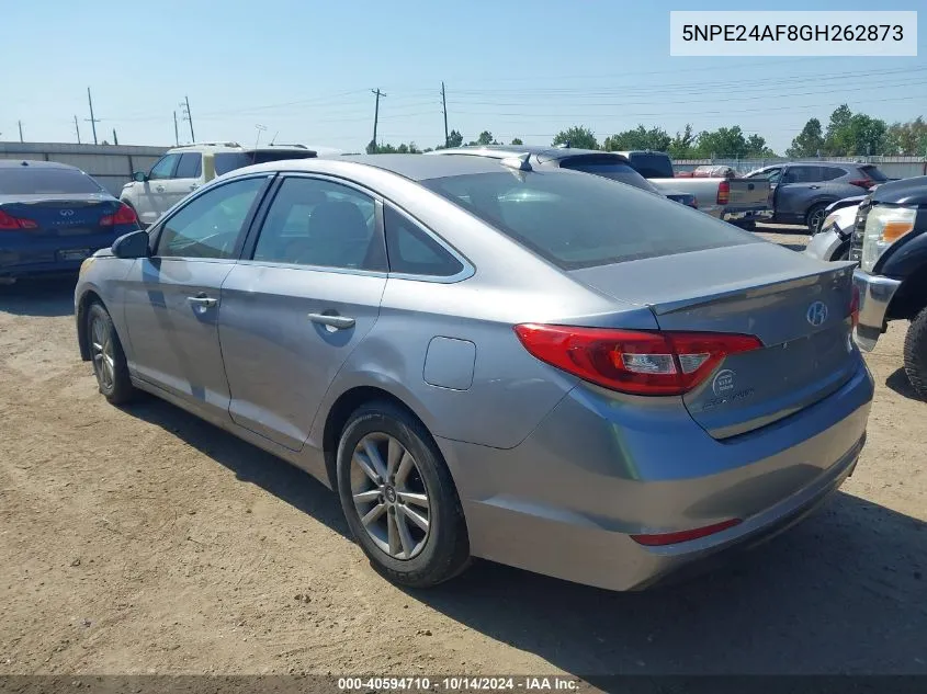 2016 Hyundai Sonata Se VIN: 5NPE24AF8GH262873 Lot: 40594710