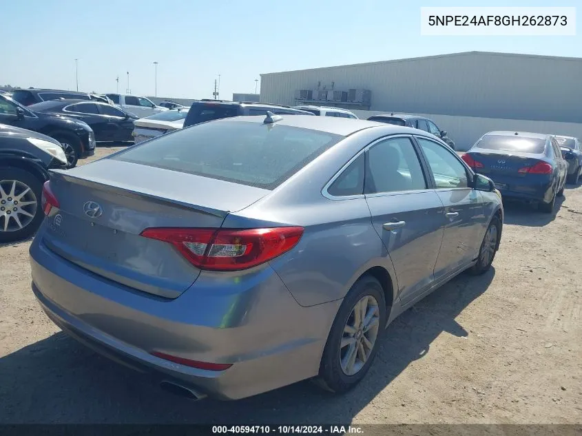 2016 Hyundai Sonata Se VIN: 5NPE24AF8GH262873 Lot: 40594710