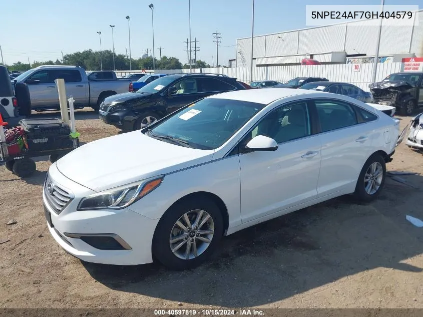 5NPE24AF7GH404579 2016 Hyundai Sonata