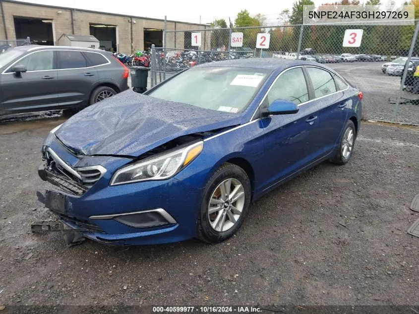 2016 Hyundai Sonata Se VIN: 5NPE24AF3GH297269 Lot: 40599977