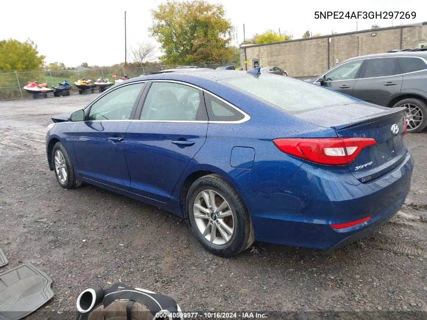 2016 Hyundai Sonata Se VIN: 5NPE24AF3GH297269 Lot: 40599977