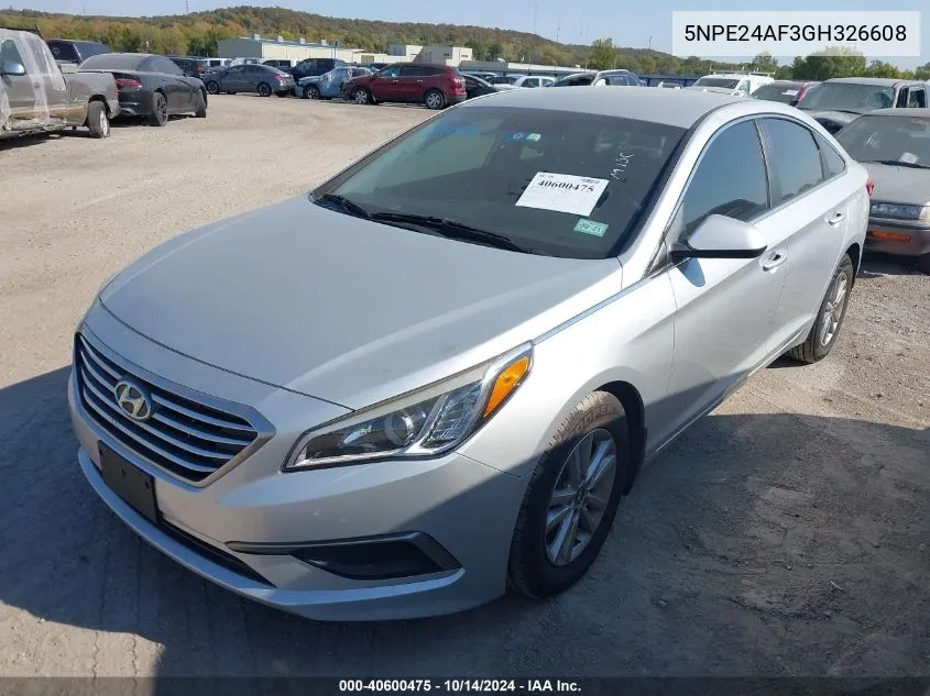 5NPE24AF3GH326608 2016 Hyundai Sonata Se