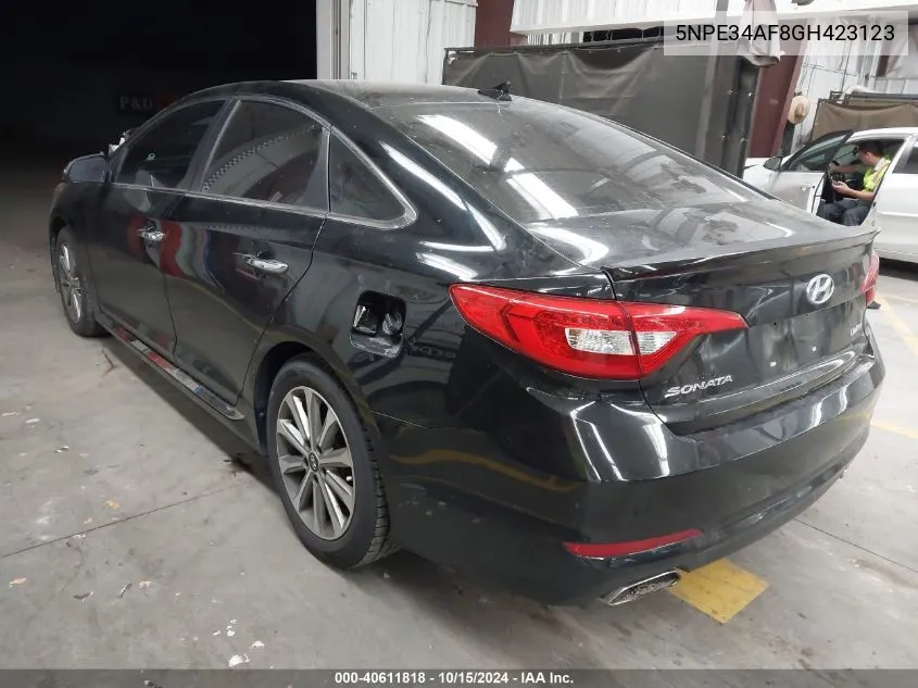 5NPE34AF8GH423123 2016 Hyundai Sonata Limited