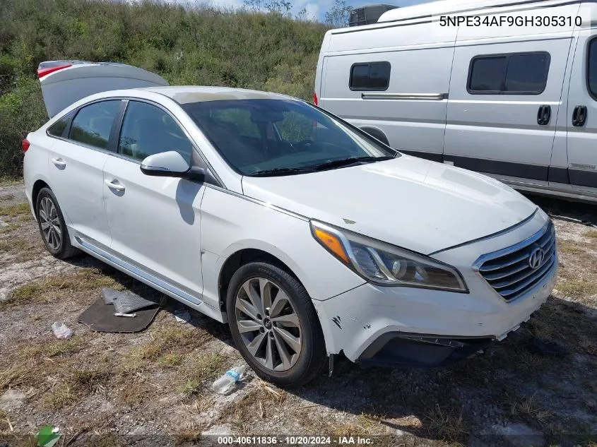 2016 Hyundai Sonata Sport/Limited VIN: 5NPE34AF9GH305310 Lot: 40611836