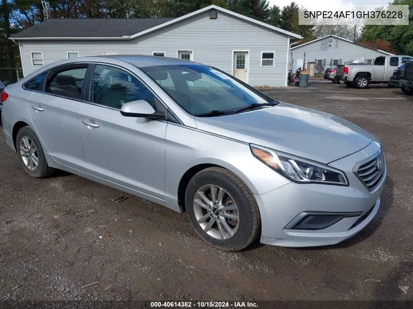 2016 Hyundai Sonata Se VIN: 5NPE24AF1GH376228 Lot: 40614382