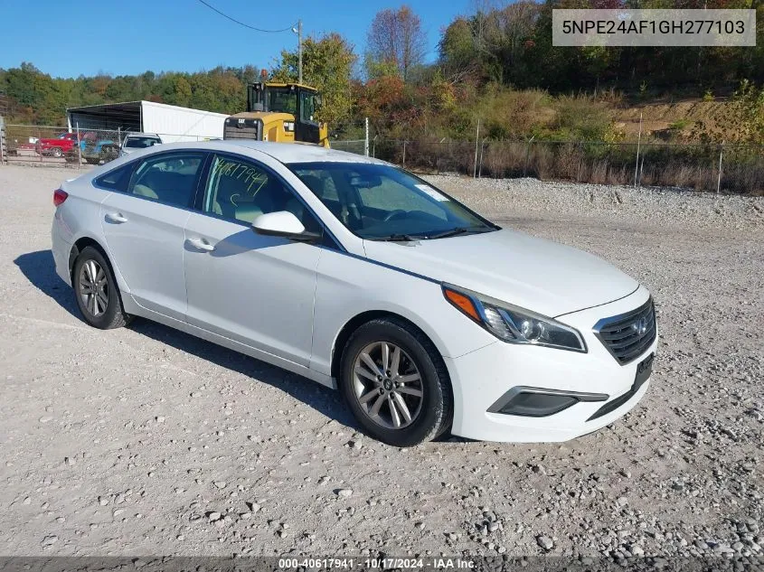 2016 Hyundai Sonata Se VIN: 5NPE24AF1GH277103 Lot: 40617941