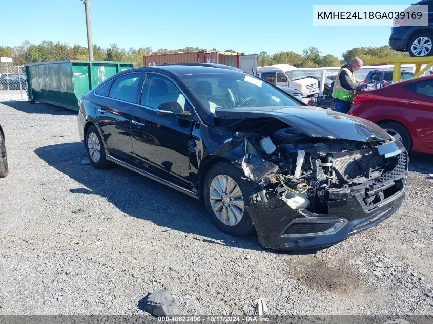 2016 Hyundai Sonata Hybrid Se VIN: KMHE24L18GA039169 Lot: 40622406