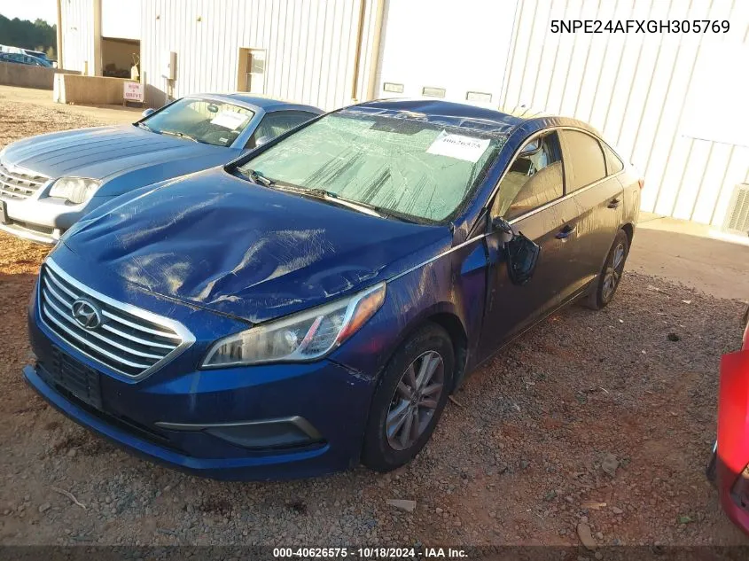 2016 Hyundai Sonata Se VIN: 5NPE24AFXGH305769 Lot: 40626575