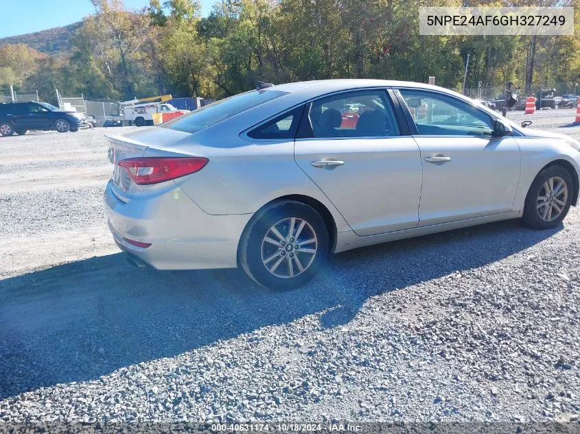 5NPE24AF6GH327249 2016 Hyundai Sonata Se